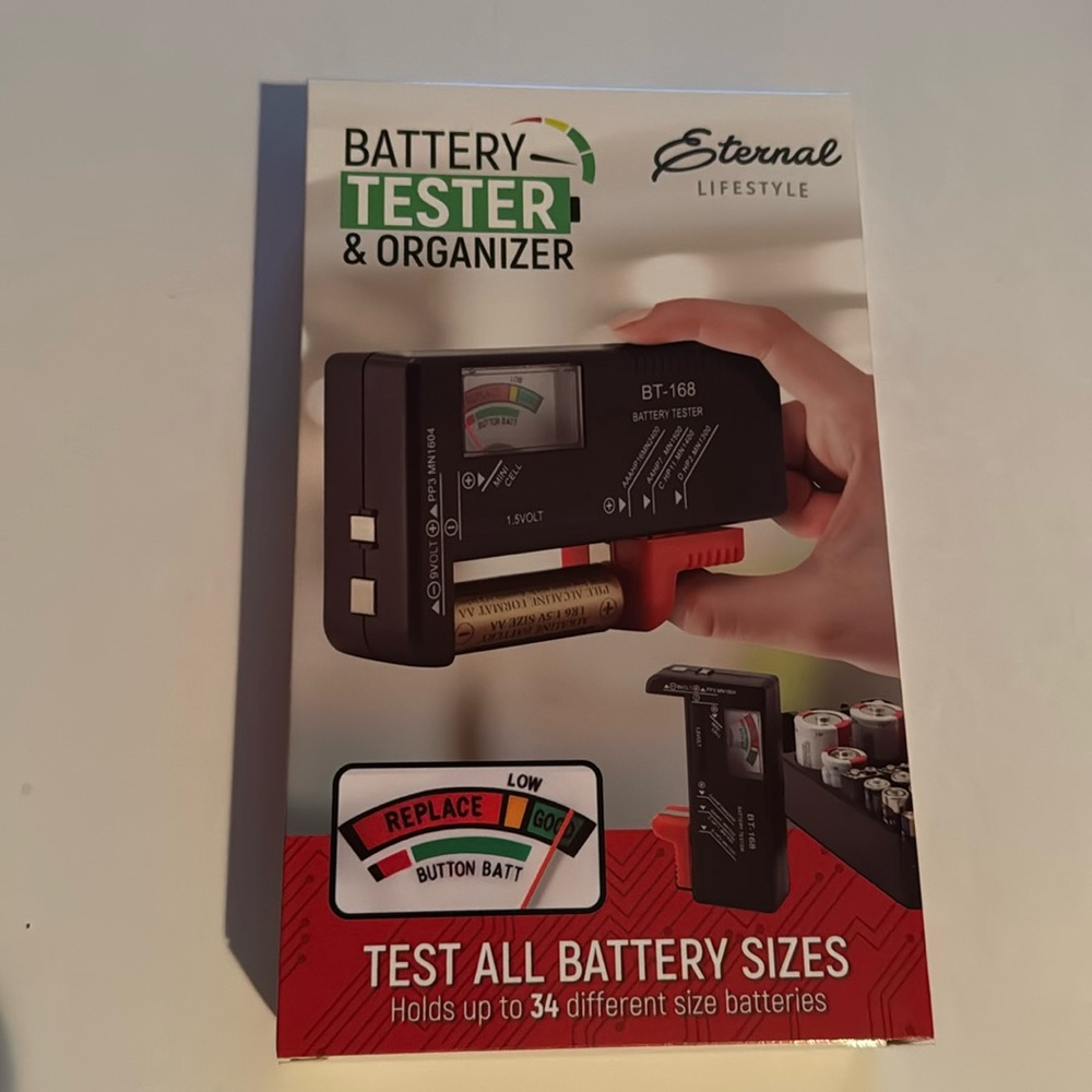 Battery Tester and Organizer